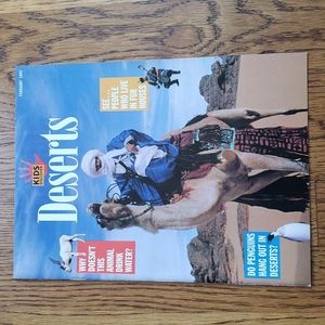 Vintage 90s Kids Discover Magazine Deserts Volume 3 Issue 2 February 1993